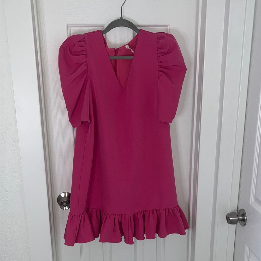 Glam Vibrant Pink Dress